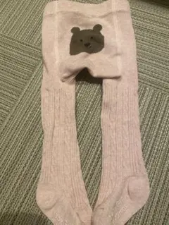 ベビータイツ ピンク くまさんタイツ　Babygapベビー ギャップ