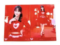 イコラブ 髙松瞳 とくべチュ、して 歌唱衣装 生写真 セミコンプ 赤衣装