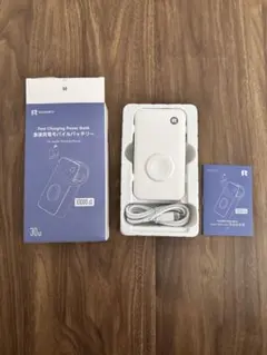 【新品未使用品】RORRY モバイルバッテリー 10000mAh ホワイトのサムネイル