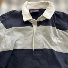 canterbury ポロシャツ 120 ネイビー/グレー