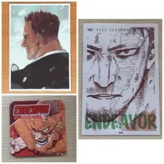 ヒロアカ 原画展 コースター スナップショット ワンシーン エンデヴァー