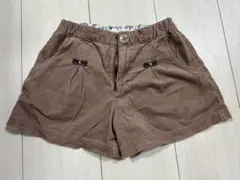 ファミリア　100 パンツ　ブラウン　ショートパンツ