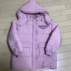 バイラビット⭐︎フード付き中綿入りコート⭐︎ピンク⭐︎130⭐︎大きめ(140)