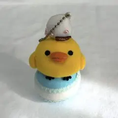 キイロイトリ マカロン マスコット キーホルダー