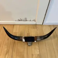 ☆水牛　角☆ 壁掛け　ビンテージ　ファー　メキシコ