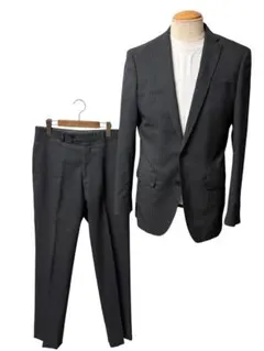 LES MUES ストライプ スーツ A7 黒系 xpv