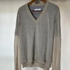 Maison Margiela メンズ ボーダーレイヤードサマーニットのサムネイル