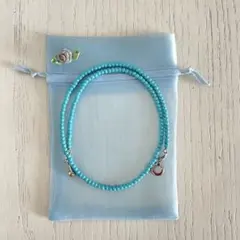 小粒☆ターコイズブルーネックレス