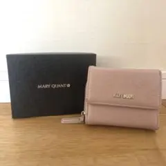 MARY QUANT 三つ折財布 ピンク