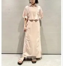 LILY BROWN リリーブラウン クロップドシャツタイトスカートセット 白