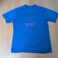 HAGLOFS 青 Tシャツ Sサイズ　ホグロフス