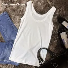極美品＊Deuxieme Classe Particular タンクトップ 白のサムネイル