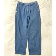 PUBLIC TOKYO HIROSHIMA　テーパードワイドデニム　ブルー　２のサムネイル