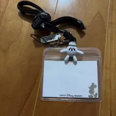 東京ディズニーリゾート ミッキーマウス ネックストラップ パスケース