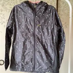 アシックス 星柄 フード付きウィンドブレーカー