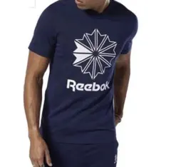 送料無料 新品 Reebok リーボック CL ビッグロゴ Tシャツ L NV
