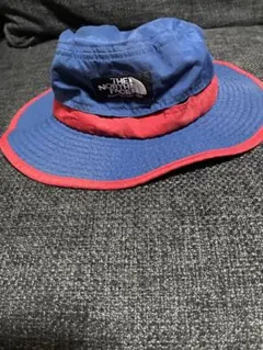 THE NORTH FACE アウトドアハット ブルー×レッド
