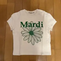 Mardi Mercredi Tシャツ ホワイト グリーンのサムネイル