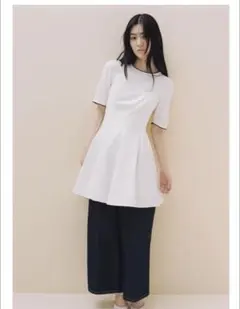 ZARA ホワイト キャミワンピース S