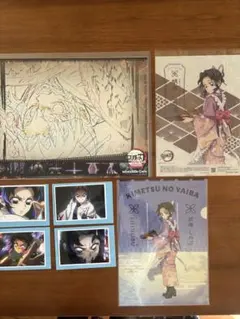 胡蝶しのぶ　A3ランチョンマット　A4クリアファイル　ブロマイド4枚　鬼滅の刃