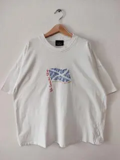 297 90s USA古着 スコットランド 国旗 シングルステッチ Tシャツ