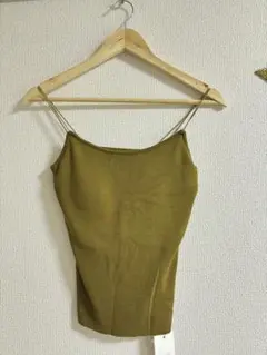 LOWRYSFARM ヒモカップ付きニットキャミ(新品未使用)