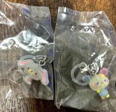 サンリオキャラクター ゆるっとめじるしアクセサリー　ウサハナ　しろうさ　セット