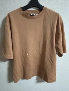 UNIQLO ５部袖Tシャツエアリズムコットンオーバーサイズ