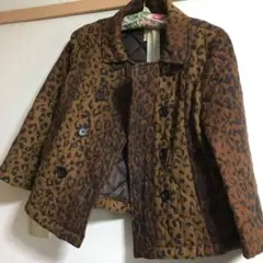 レイビームス ヒョウ柄 ジャケット コート