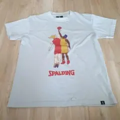 SPALDING バスケットボール Tシャツ グレー　ミニバス150