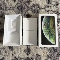 iPhone XS 256GB SPACE GRAY 空箱のみ