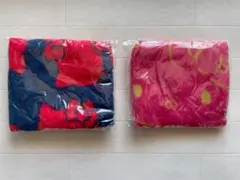 ★ハローキティ　フリース ひざ掛け 【新品未開封】柄違い2枚セット　ノベルティ