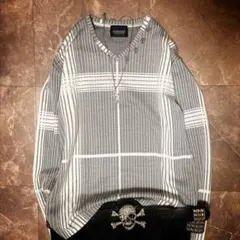 00s archive Y2K V-neck お兄系　ハトメカスタム