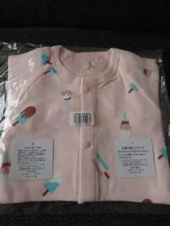 【新品未開封】ベルメゾン ベビーロンパース 女の子 80サイズ 長袖