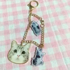 もちまる日記チェーンキーホルダー