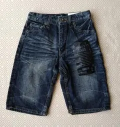 新品　デニムパンツ　ジーンズ　ジーパン　デニムズボン　短パン　ハーフパンツ