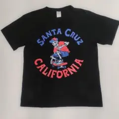 サンタクルーズ ブラックTシャツ⭐︎黒 サイズL　ガイコツ　カルフォルニアのサムネイル