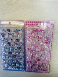 国内正規品サンリオボンボンドロップシール 2種セットハローキティ&はぴだんぶい