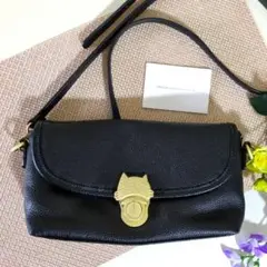 ツモリチサト　カリヤネコ　ショルダーバッグ　ブラック　美品❗️