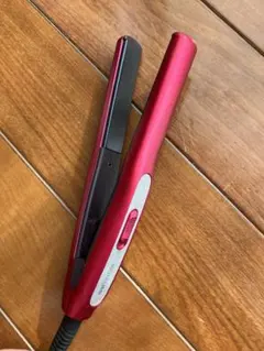 レッド ストレートヘアアイロン