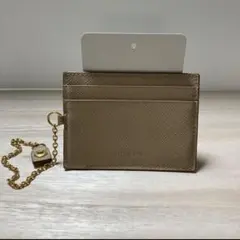 PRADA ベージュ カードケース パスケース