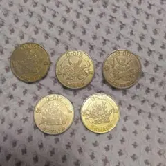 ゲームセンターのコイン　5枚