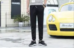 ブラック ジョガーパンツ 冷感