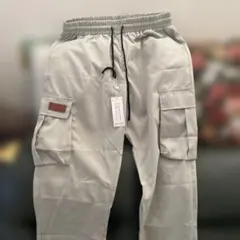 カーゴパンツ メンズ ゆったり イージーパンツ 太め ズボン 大きい 作業着