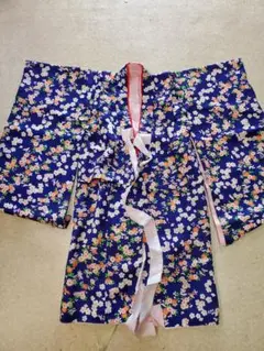 花柄の和風着物 　子供用