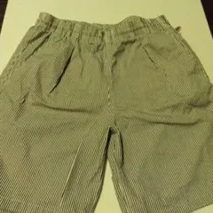 coen コーエン　メンズ　ハーフパンツ　　ストライプ Sサイズ