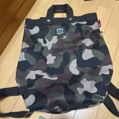 ROOTOTE チャオパニック 迷彩柄キャンバストートバッグ