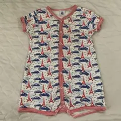 PETIT BATEAU プチバトー 半袖ロンパース エッフェル塔のサムネイル