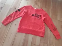 b.ROOM オレンジ トレーナー #AND