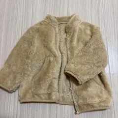 UNIQLO BABY フリースジャケット ベージュ 80のサムネイル